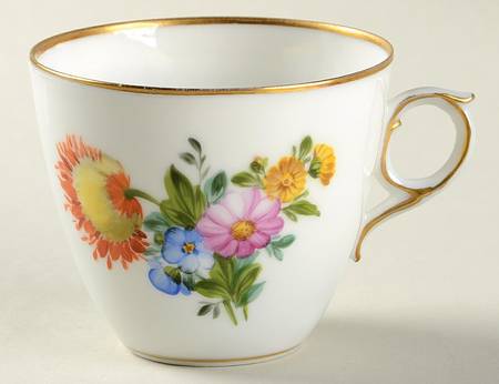 Light Saxon Flower Flat Demitasse Cup