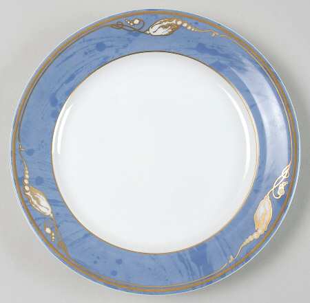 Magnolia Blue Salad Plate