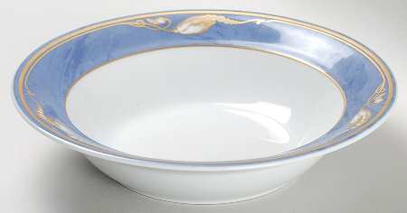 Magnolia Blue Rim Soup Bowl