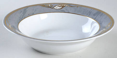 Magnolia Grey Rim Cereal Bowl