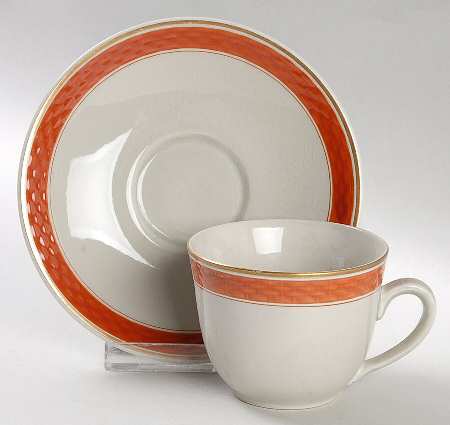 Oranja Tureby Flat Demitasse Cup & Saucer Set