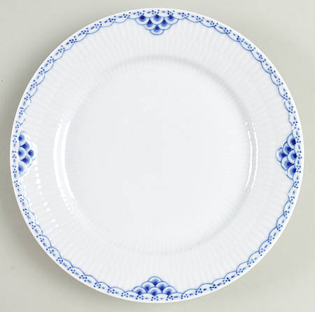 Princess Blue Salad/Dessert Plate