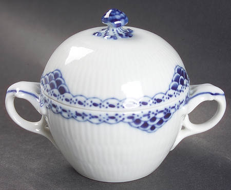 Princess Blue Sugar Bowl & Lid