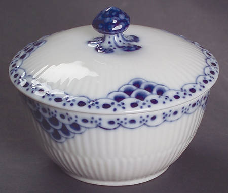 Princess Blue Sugar Bowl & Lid