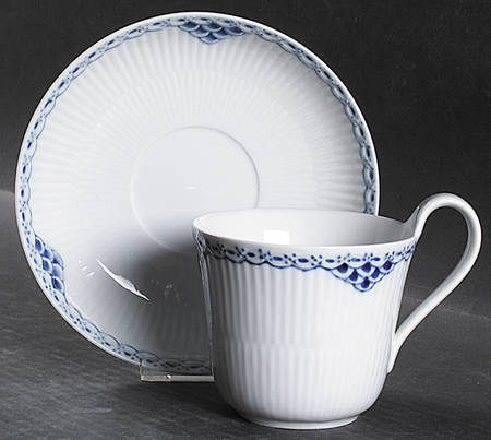 Princess Blue Breakfast Cup & Saucer Set