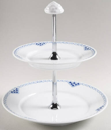 Princess Blue 2-Tier Serving Tray
