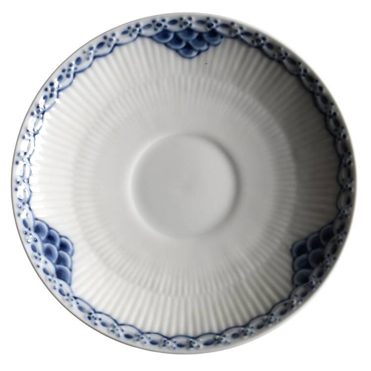 Princess Blue Saucer for Flat Cup