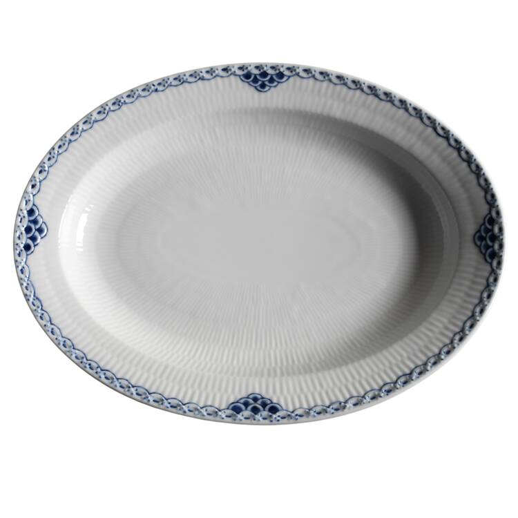 Princess Blue 13" Oval Serving Platter