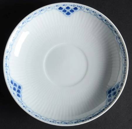 Princess Blue Saucer for Flat Cup