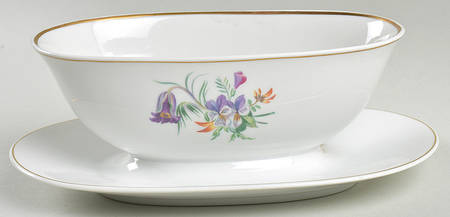 Primavera Gravy Boat with Attached Underplate