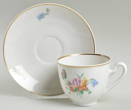 Primavera Flat Cup & Saucer Set