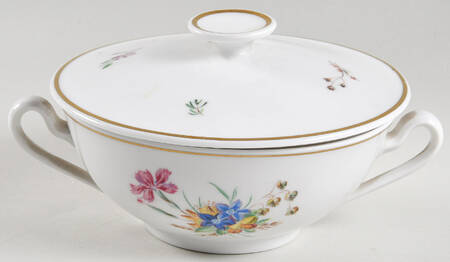 Primavera Cream Soup Bowl & Lid Set