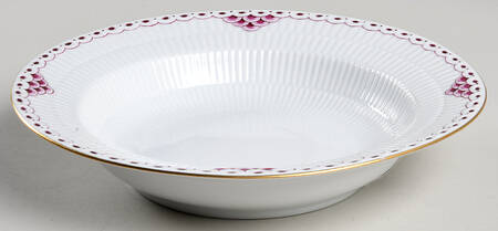 Princess Royal Purple Rim Soup Bowl