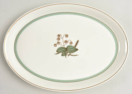Quaking Grass 10" Oval Serving Platter