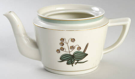 Quaking Grass Mini Teapot No Lid