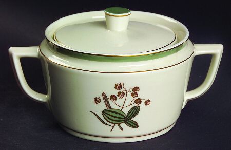 Quaking Grass Sugar Bowl & Lid