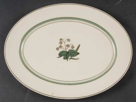 Quaking Grass 11" Oval Serving Platter