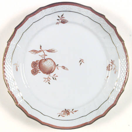 Red Fruit Luncheon Plate