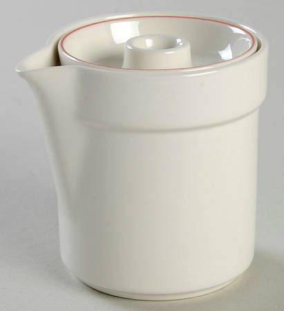 Red Line Creamer & Lid