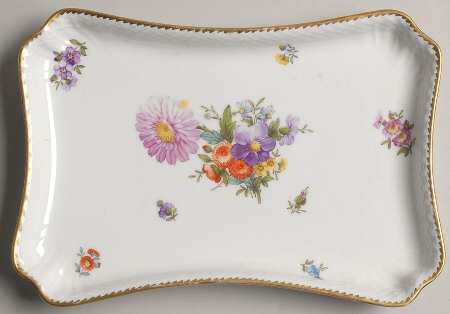 Saxon Flower (1221) Tray for Creamer & Sugar with Lid