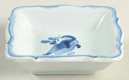Tranquebar Blue (Rim, Wide Lattice Band) 3'' Ashtray