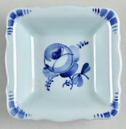 Tranquebar Blue (Rim, Wide Lattice Band) 3" Ashtray