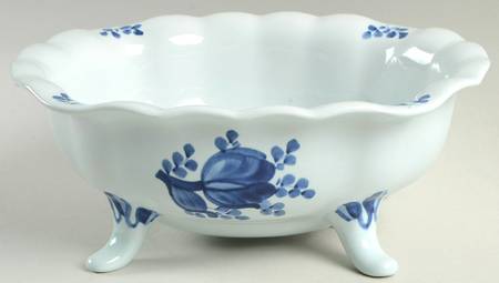 Tranquebar Blue (Rim, Wide Lattice Band) Jardiniere Bowl