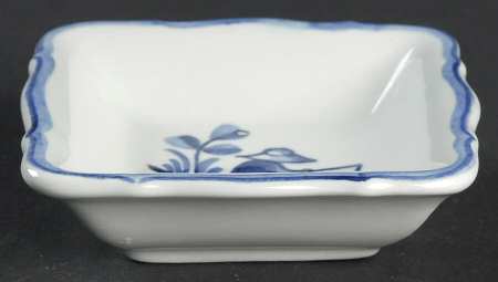 Tranquebar Blue (Rim, Wide Lattice Band) 3" Ashtray