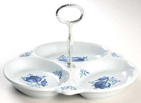 Tranquebar Blue (Rim, Wide Lattice Band) 3-Part Relish