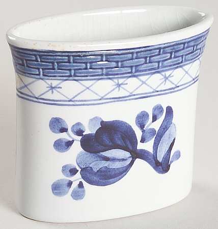 Tranquebar Blue (Rim, Wide Lattice Band) Cigarette Holder