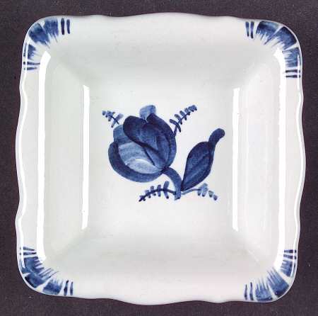 Tranquebar Blue (Rim, Wide Lattice Band) 3" Ashtray