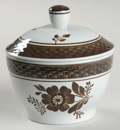 Tranquebar Brown Sugar Bowl & Lid