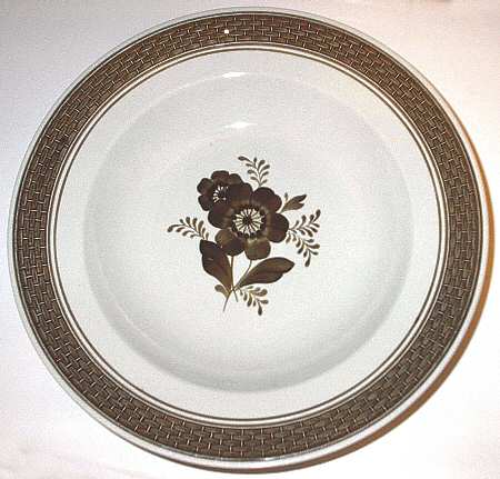 Tranquebar Brown Rim Soup Bowl