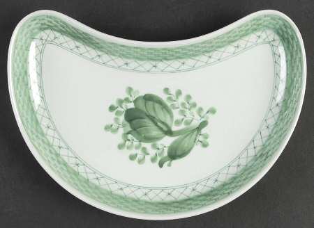Tranquebar Green Crescent Salad Plate