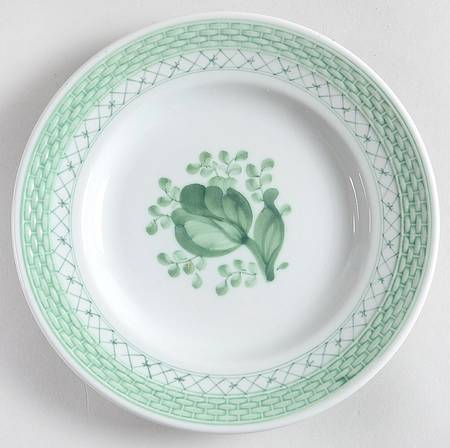 Tranquebar Green Bread & Butter Plate