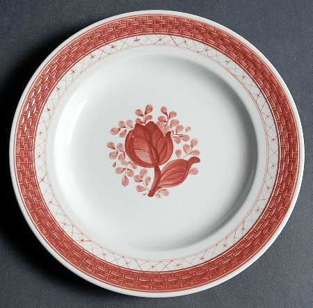 Tranquebar Red Salad Plate