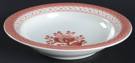 Tranquebar Red Rim Cereal Bowl