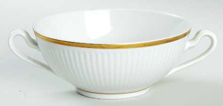 Tunna (Ribbed) Footed Cream Soup Bowl