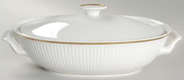 Tunna (Ribbed) Oval Covered Vegetable