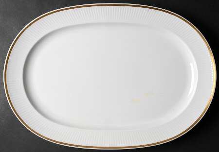 Tunna (Ribbed) 17" Oval Serving Platter