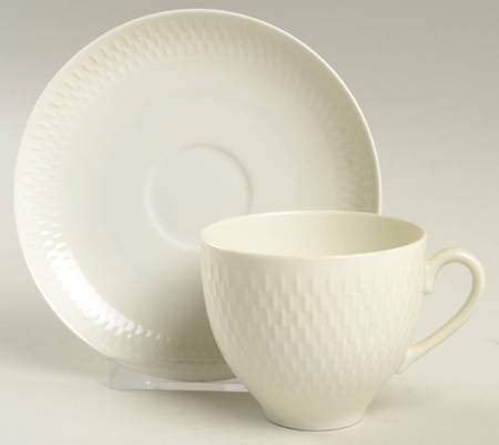 Wheat Flat Cup & Saucer Set
