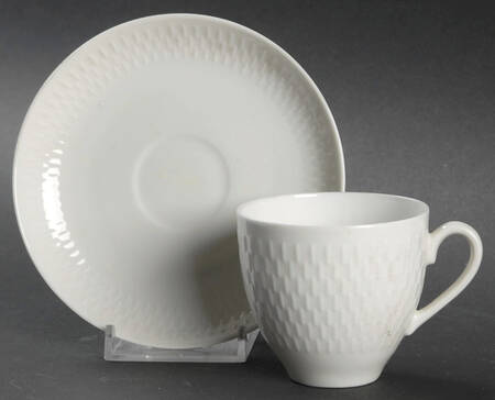 Wheat Flat Demitasse Cup & Saucer Set
