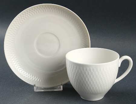 Wheat Flat Cup & Saucer Set