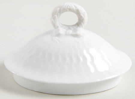 White Fan Lid for Small Teapot