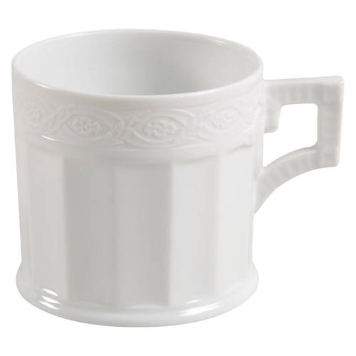 White Fan Flat Cup