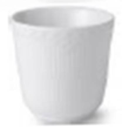 White Half Lace Small Thermal Cup