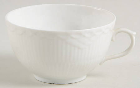White Half Lace Flat Cup