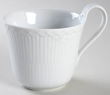White Half Lace Oversized Cup