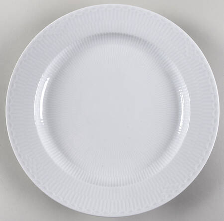 White Half Lace 13" Chop Plate (Round Platter)