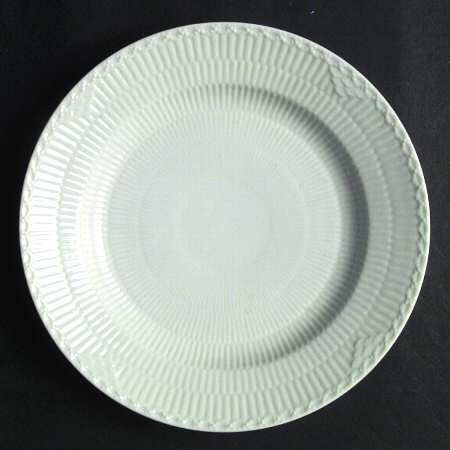 White Half Lace Dinner Plate